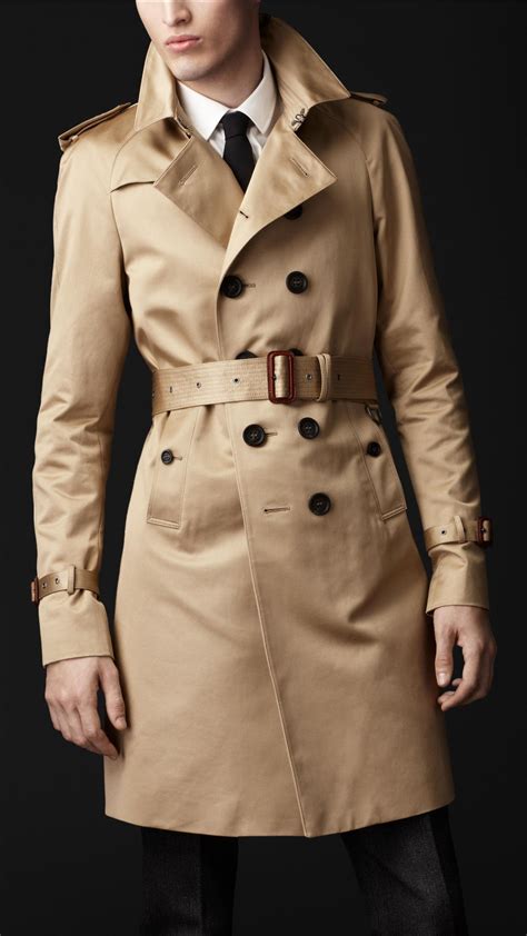 burberry short trench mens|gabardine trench coat men's.